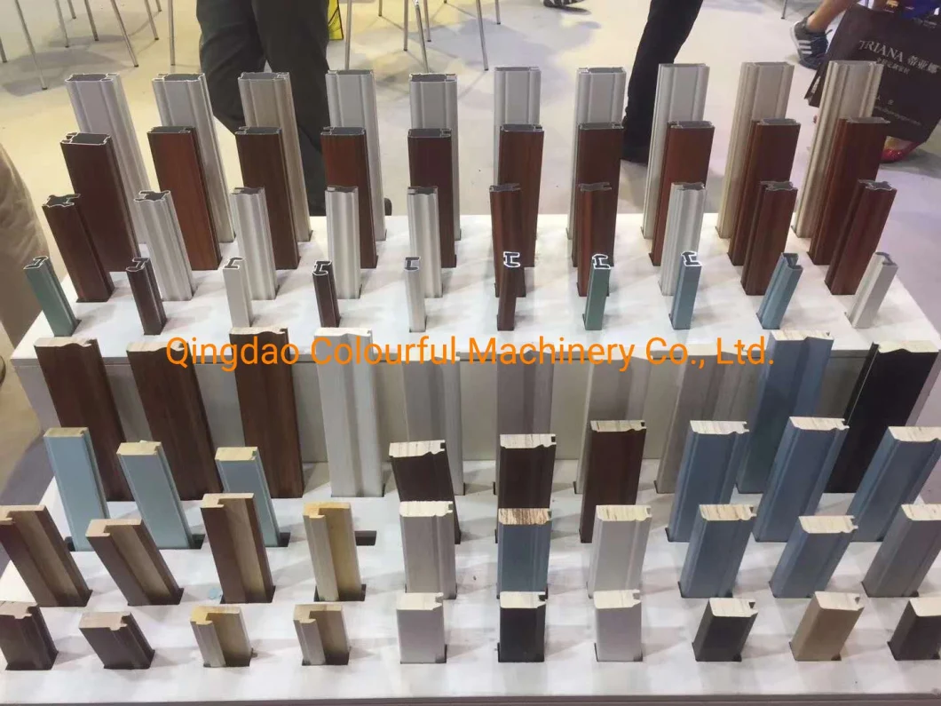 PVC and Veneer Laminating Profile Wrapping Machine